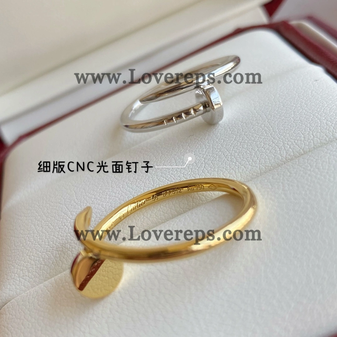 Cartier Juste un Clou Ring Small Model Yellow Gold Rose Gold White Gold