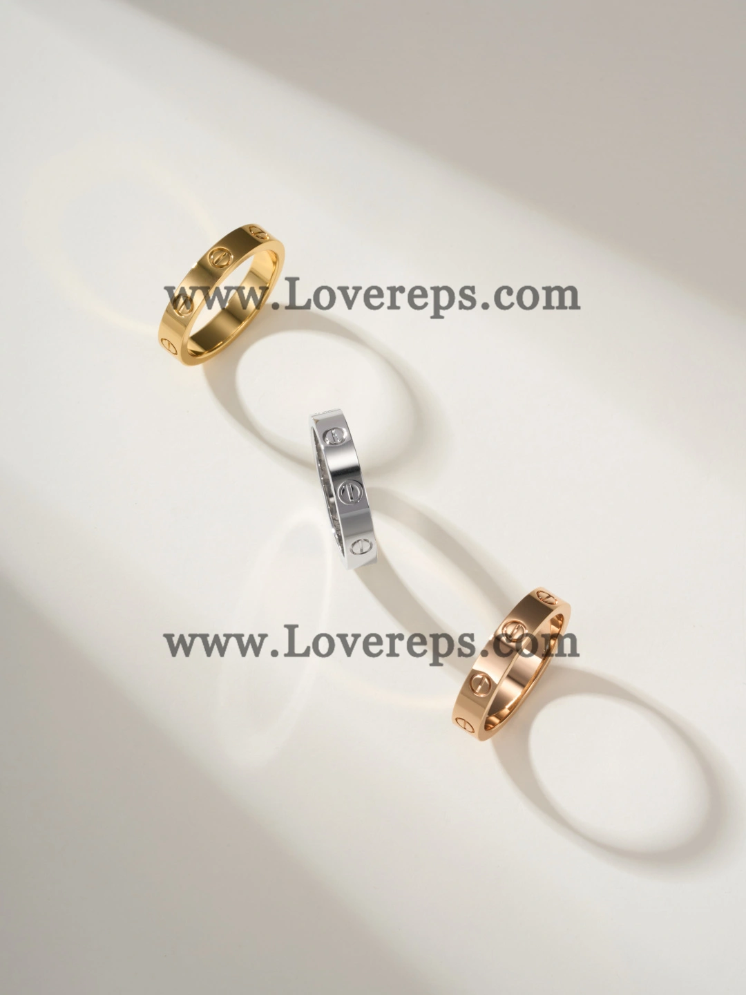 Cartier LOVE Ring Small Mondel Yellow Gold Rose Gold White Gold