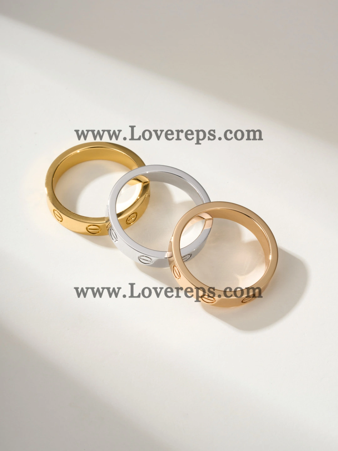 Cartier LOVE Ring Small Mondel Yellow Gold Rose Gold White Gold