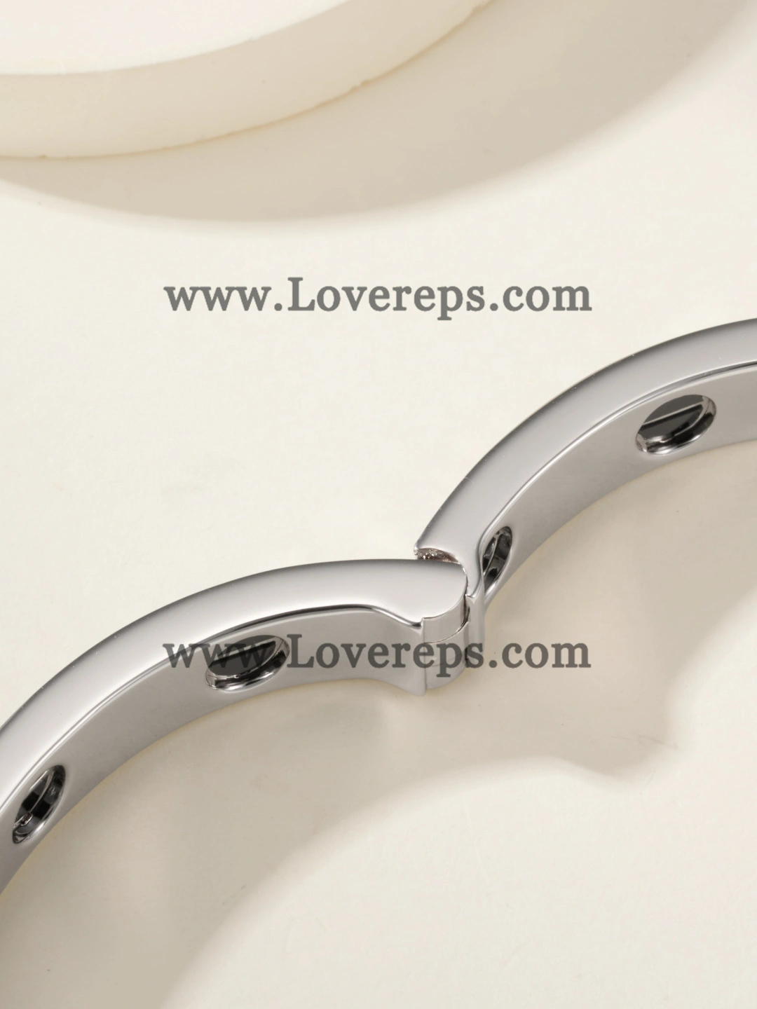 Cartier Love Bracelet Diamond-Paved Wiht Black Ceramic White Gold