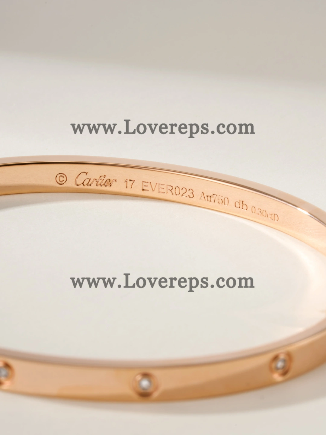 Cartier Love Bracelet Small Model With 10 Diamonds Rose Gold