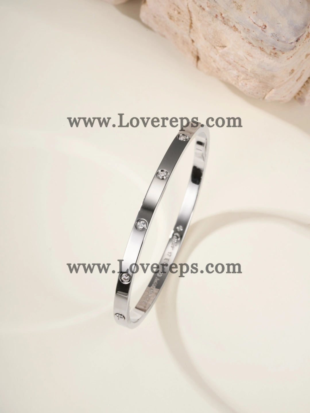 Cartier Love Bracelet Small Model With 10 Diamonds White Gold
