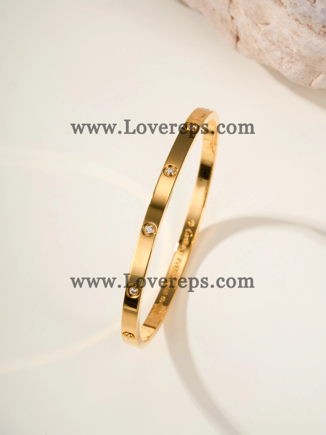 Cartier Love Bracelet Small Model With 10 Diamonds Yellow Gold