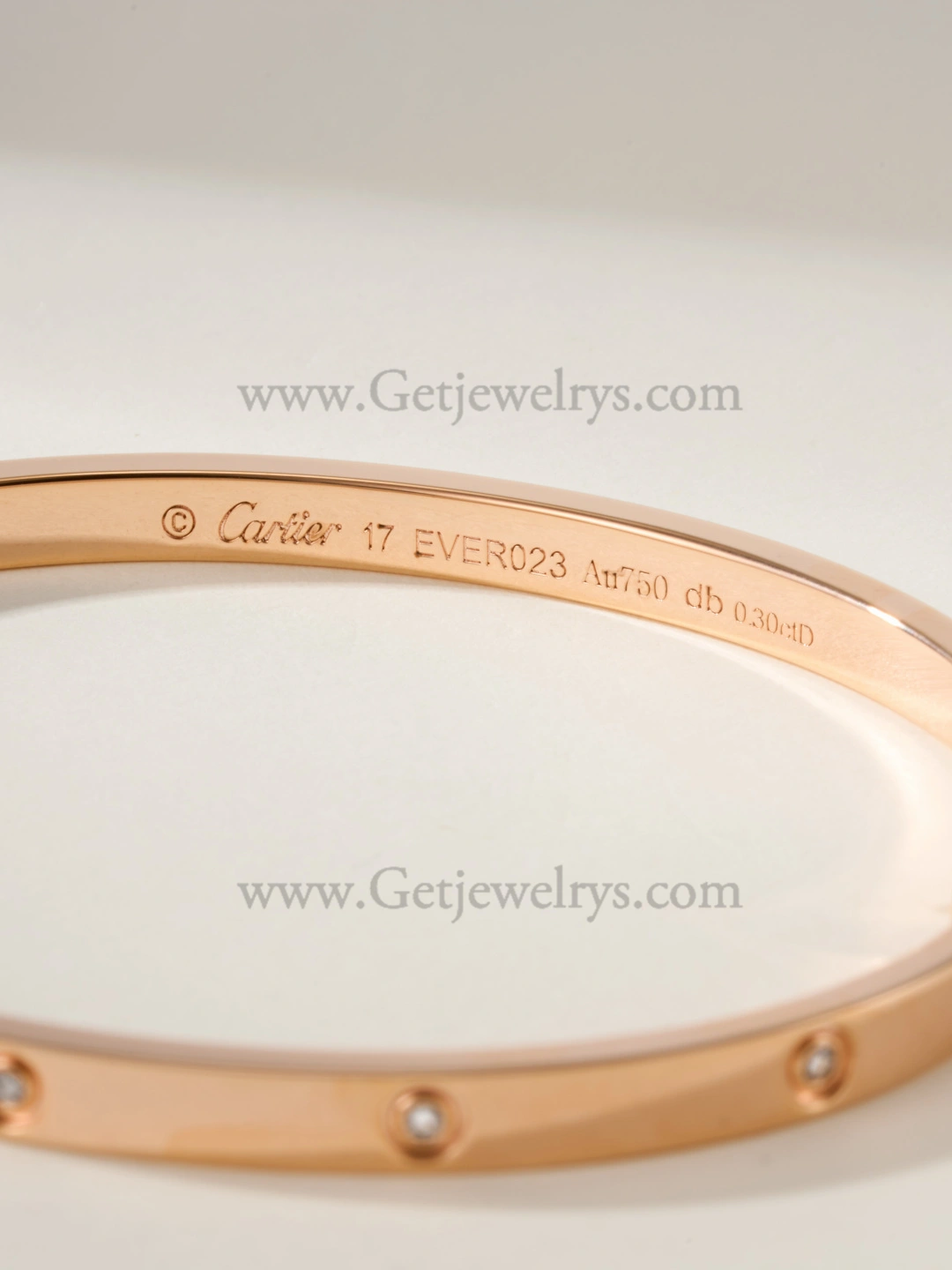 Cartier Love Bracelet Small Model With 10 Diamonds Yellow Gold