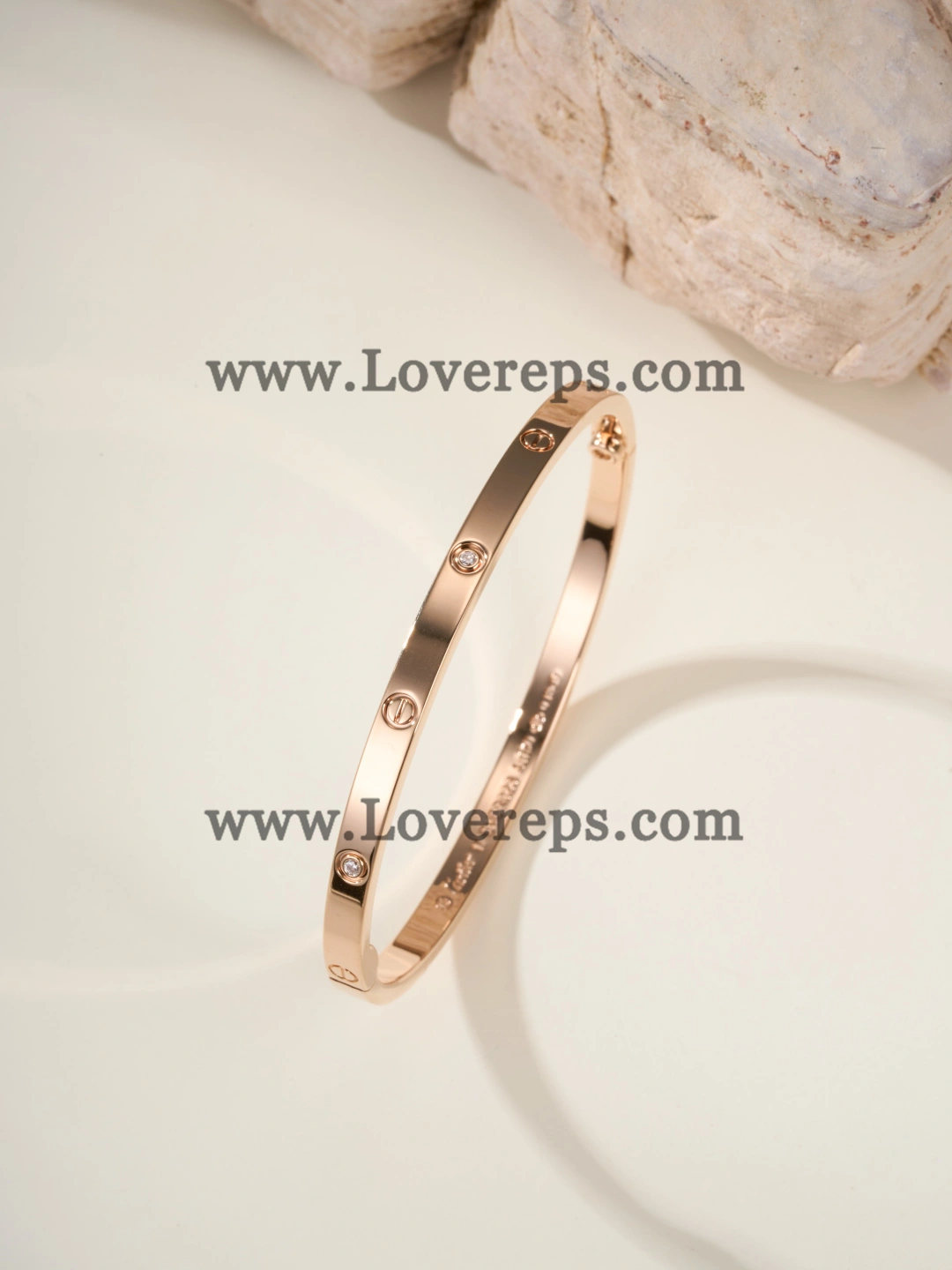 Cartier Love Bracelet Small Model With 6 Diamonds Rose Gold