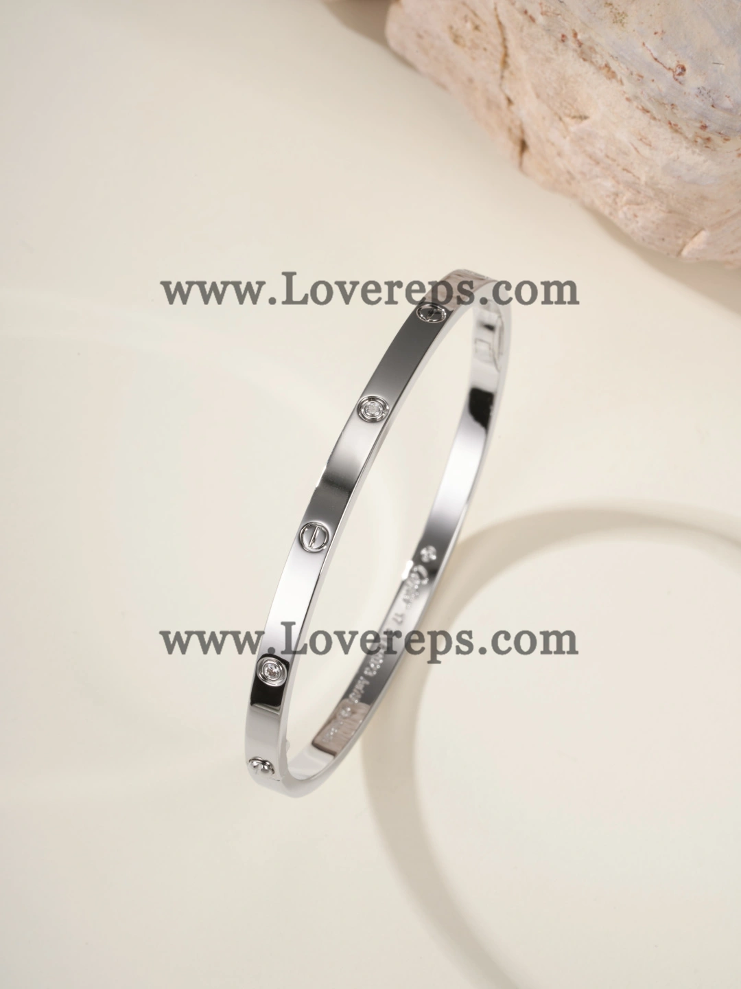 Cartier Love Bracelet Small Model With 6 Diamonds White Gold