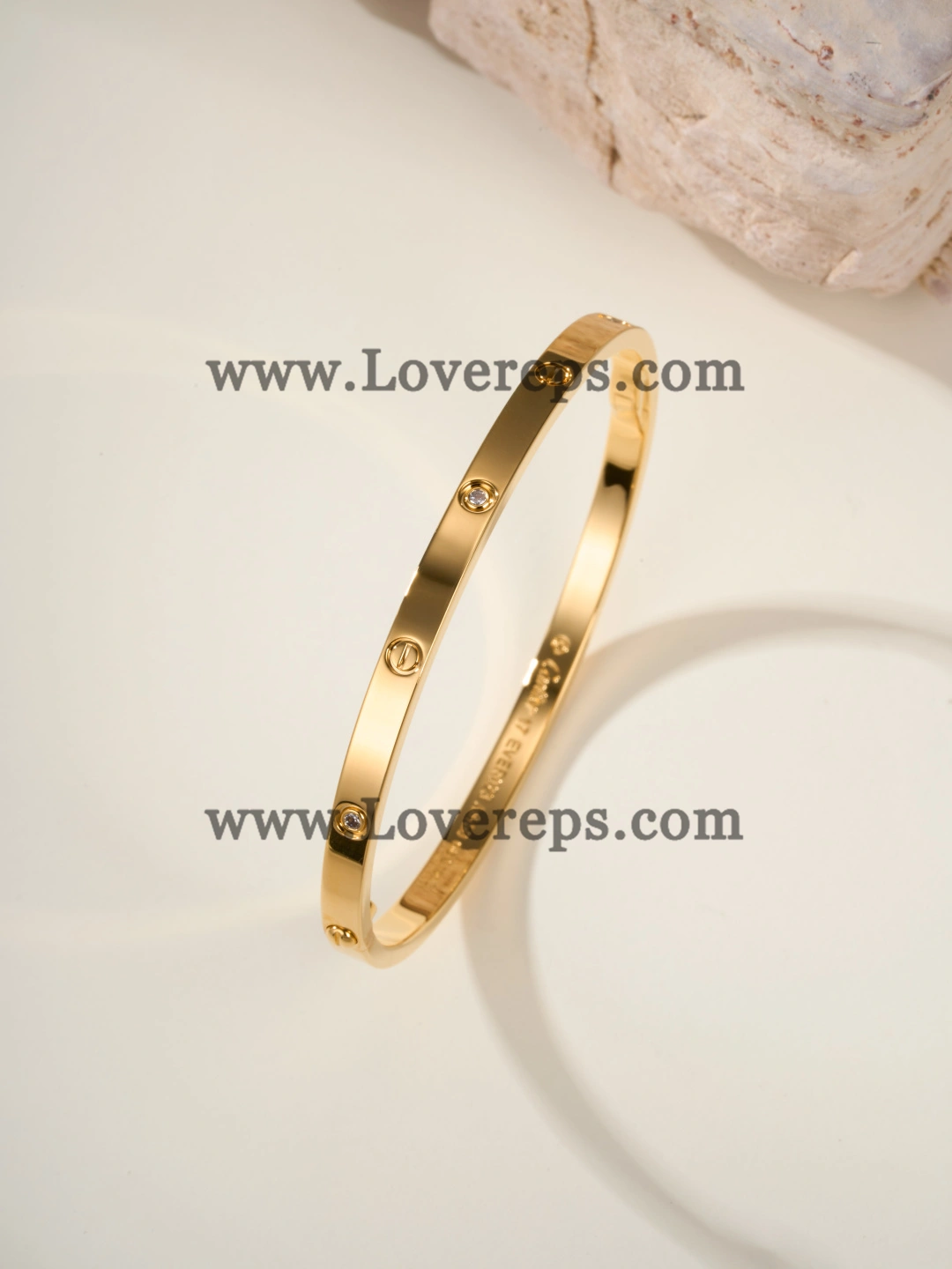Cartier Love Bracelet Small Model With 6 Diamonds Yellow Gold