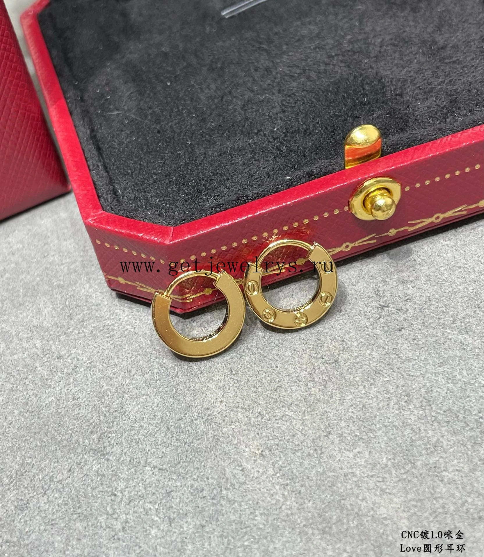 Cartier Love Earrings B8301422 Yellow Gold Rose Gold White Gold