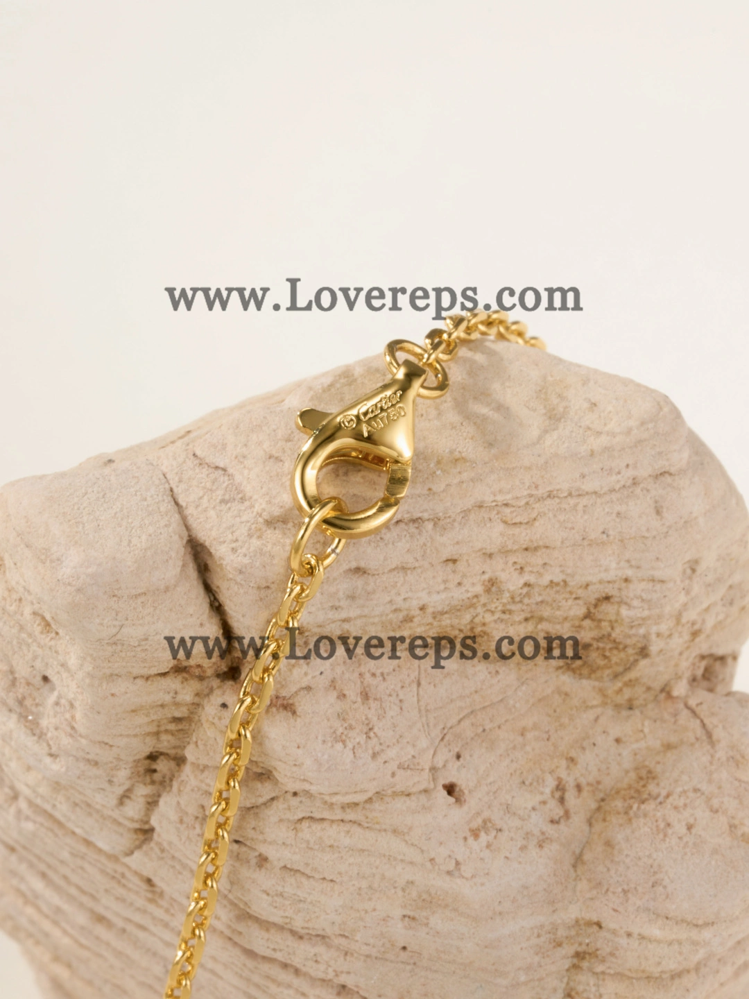 Cartier Love Necklace Classic Model Half-Paved Yellow Gold Rose Gold White Gold