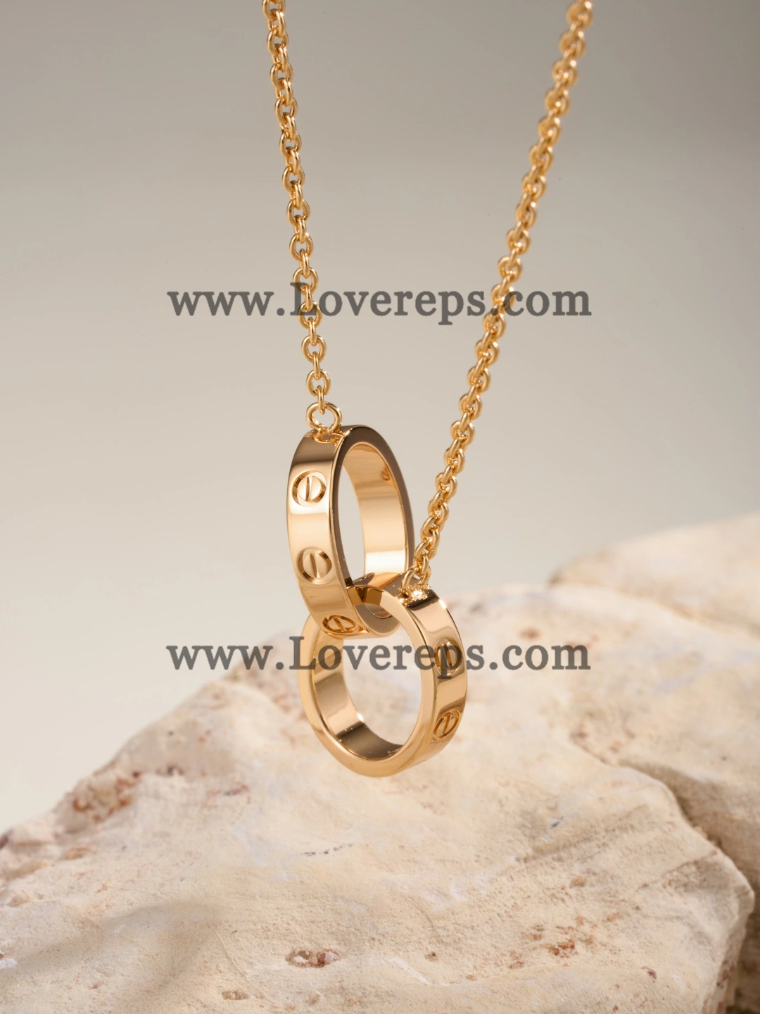Cartier Love Necklace Classic Model Yellow Gold Rose Gold White Gold
