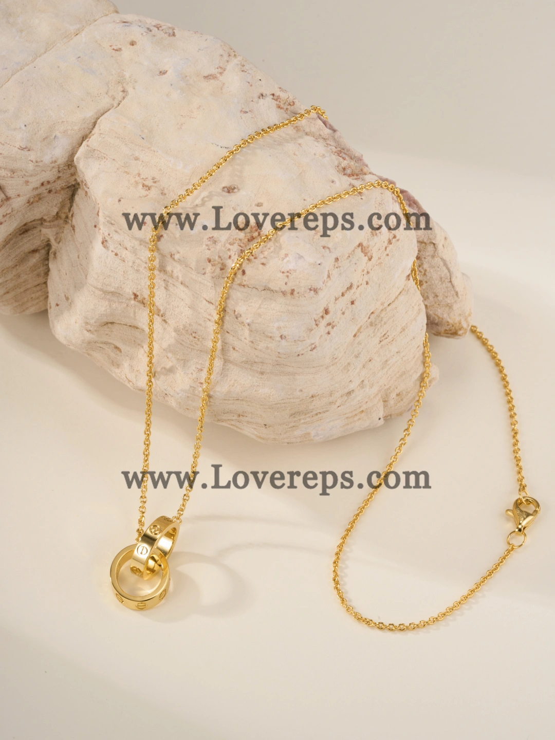Cartier Love Necklace Classic Model Yellow Gold Rose Gold White Gold