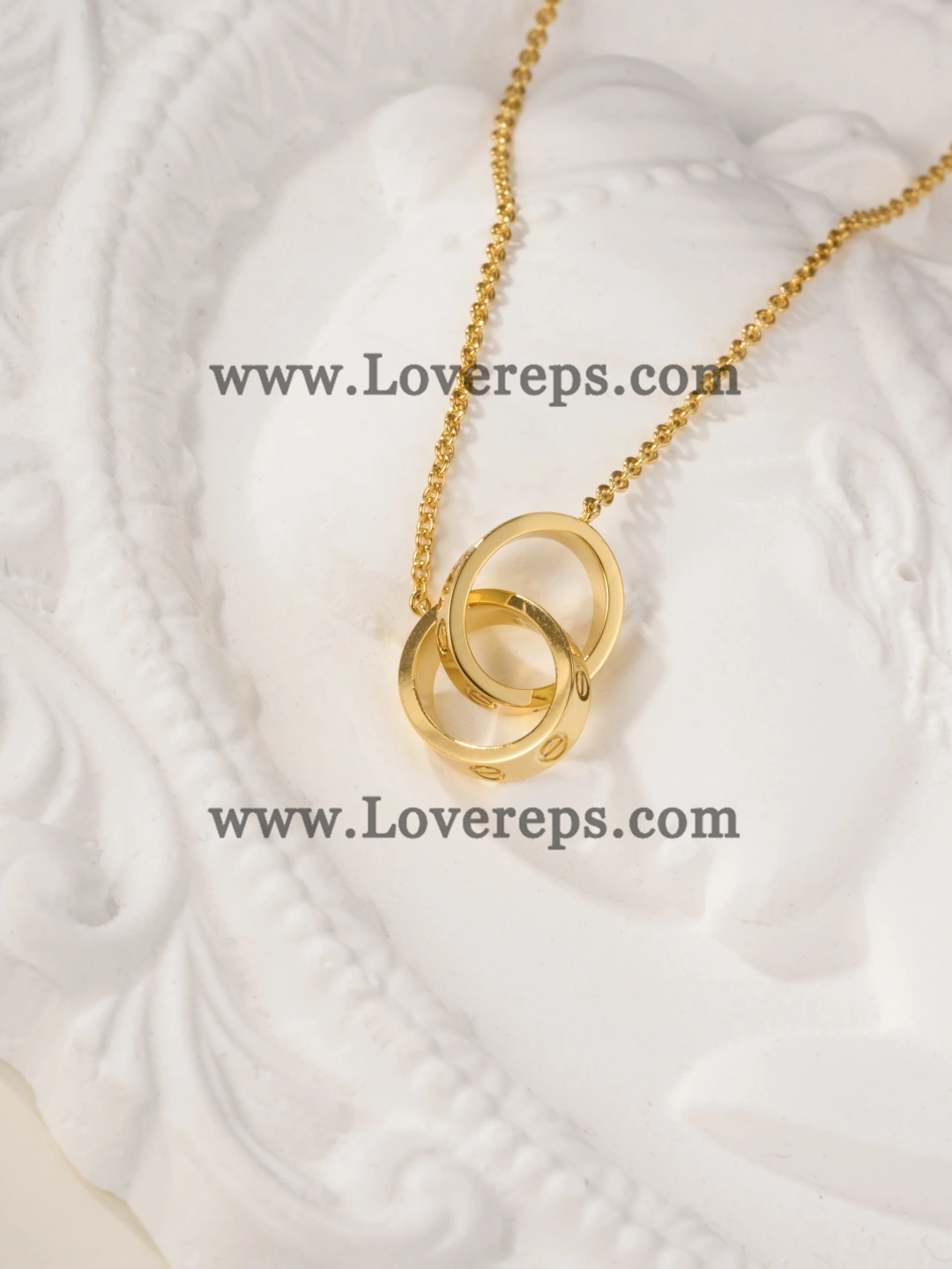 Cartier Love Necklace Classic Model Yellow Gold Rose Gold White Gold