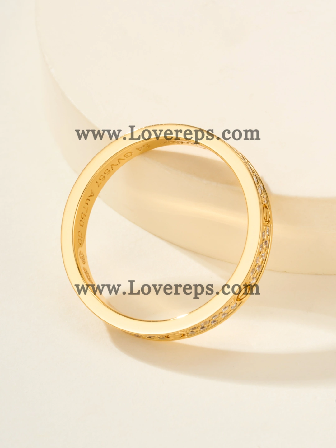 Cartier Love Ring Mini Model With Paved Diamonds Yellow Gold Rose Gold White Gold
