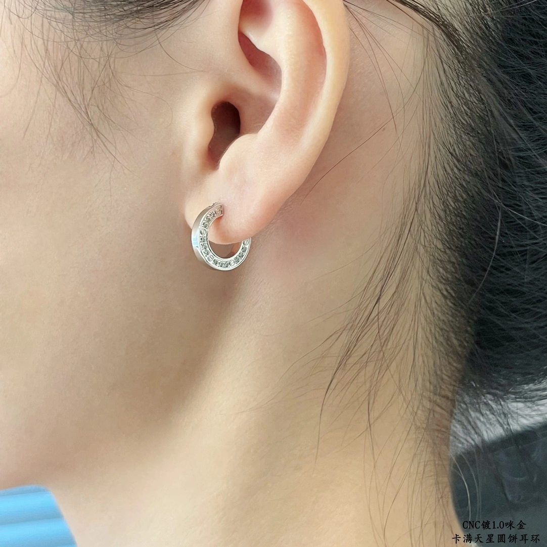 Cartier Love Single Earrings Diamonds White Gold Rose Gold Yellow Gold