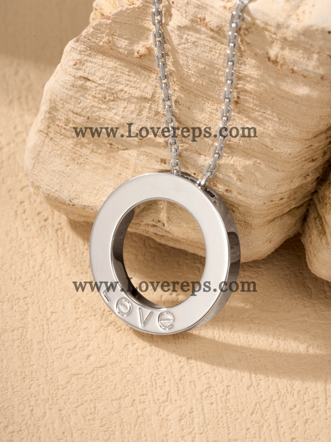 Cartier Round Love Pendant with Pave Diamonds Yellow Gold Rose Gold White Gold