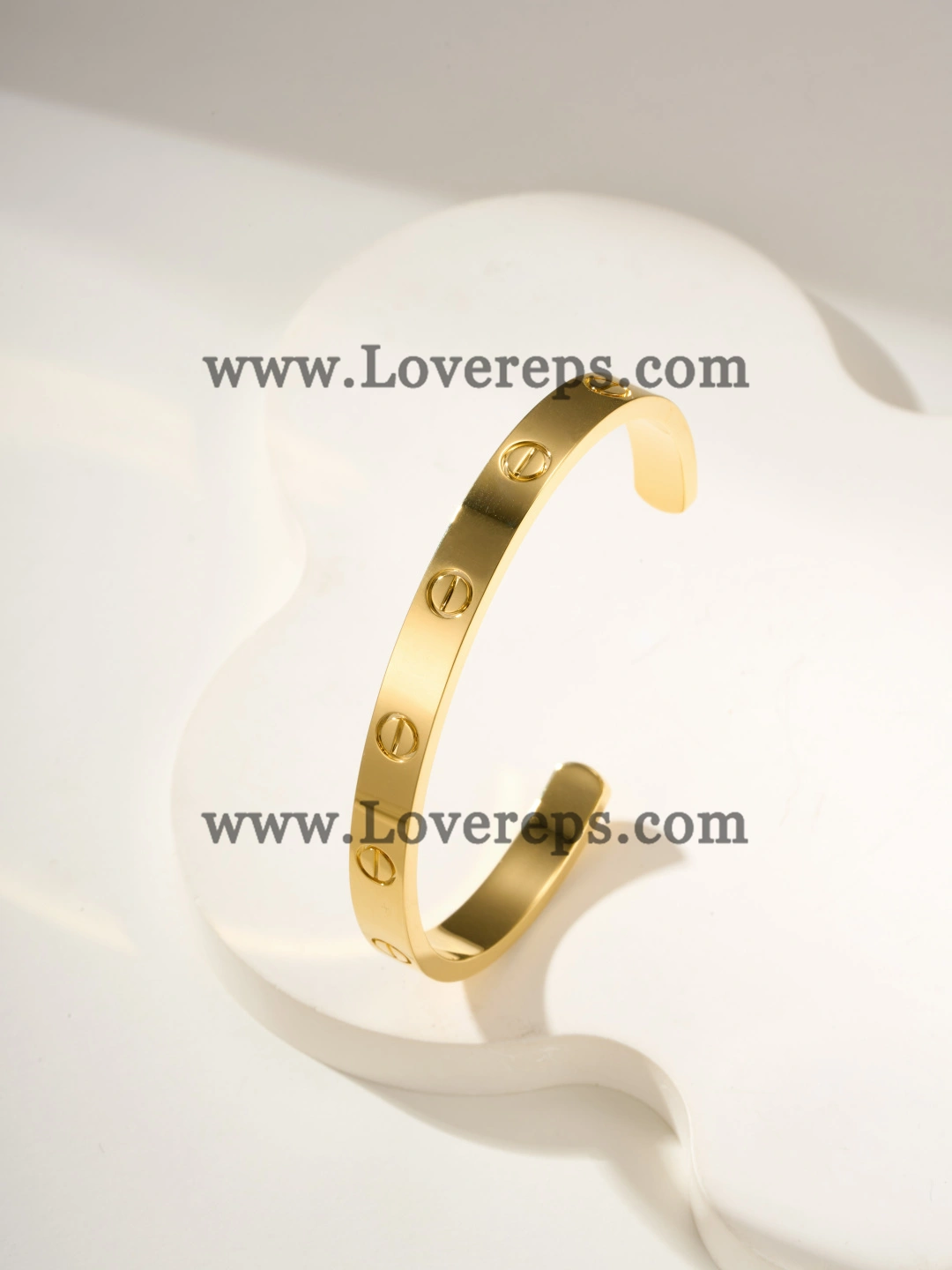 Cartier Semi-Open Love Bracelet Love Bracelet Yellow Gold White Gold Rose Gold