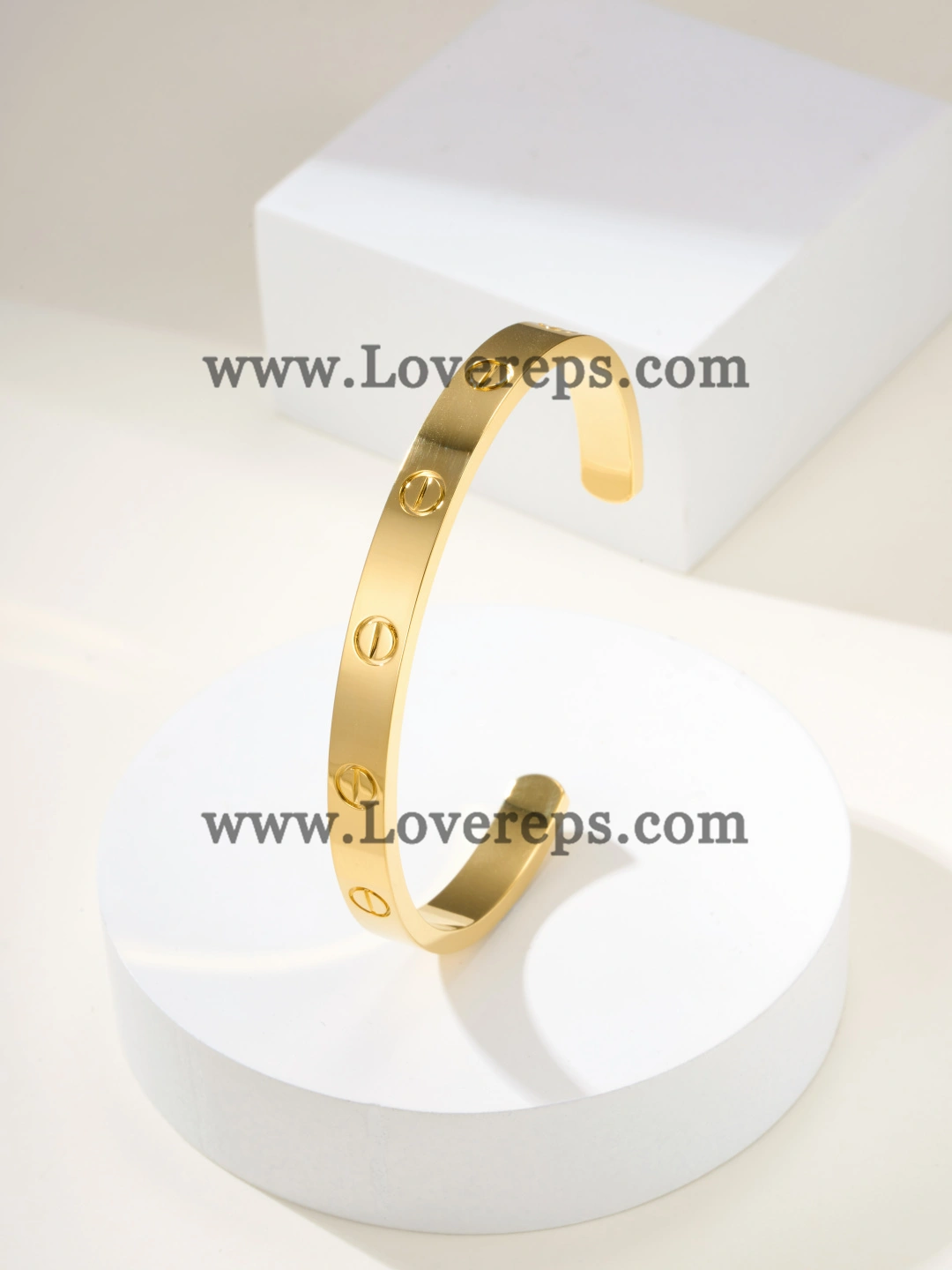 Cartier Semi-Open Love Bracelet Love Bracelet Yellow Gold White Gold Rose Gold