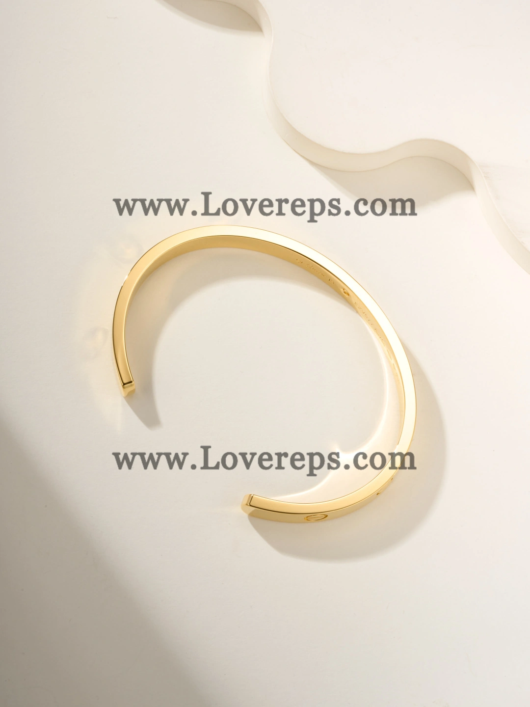 Cartier Semi-Open Love Bracelet With 1 Diamonds Yellow Gold White Gold Rose Gold
