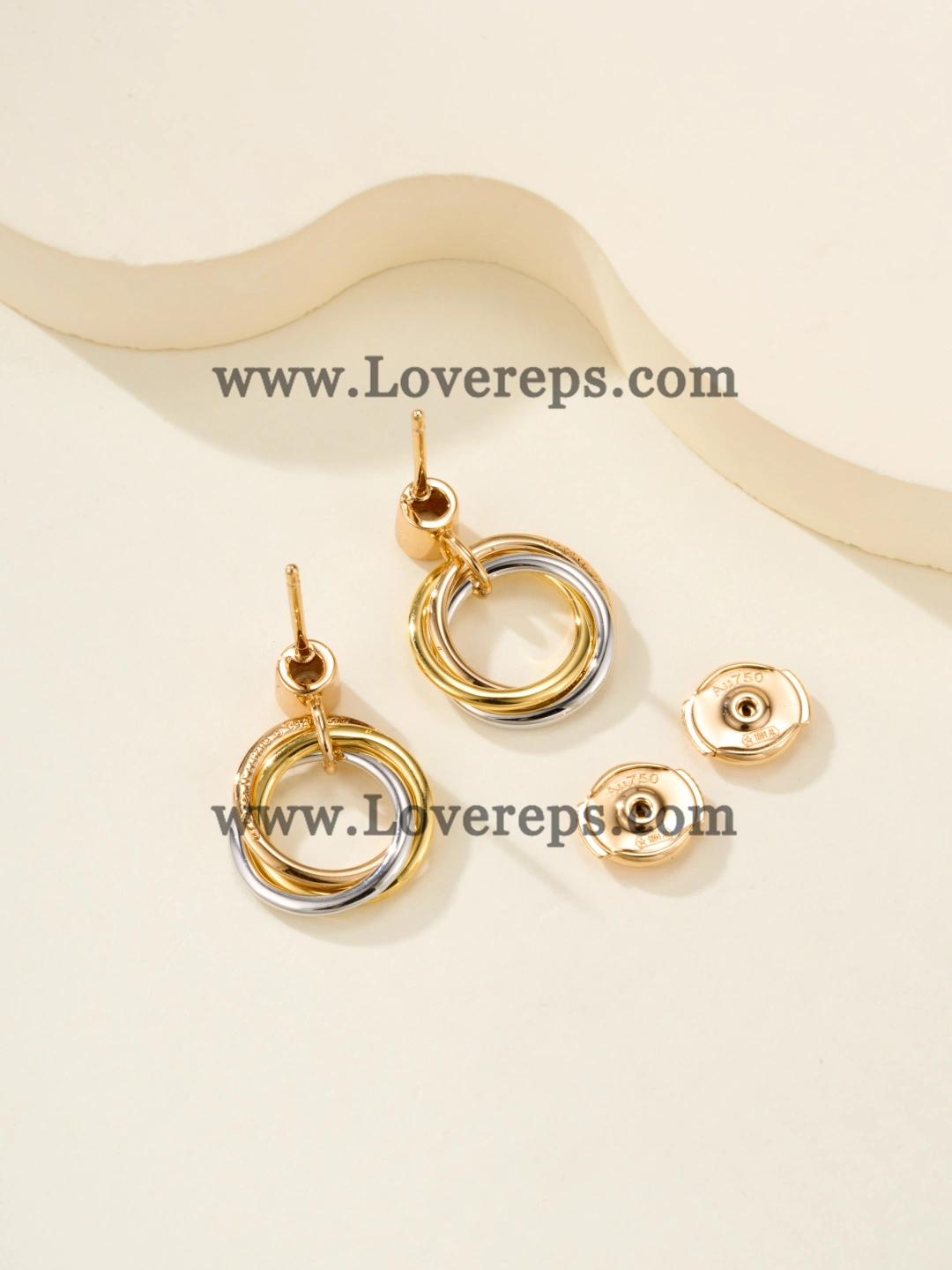 Cartier Trinity Earrings with Diamonds