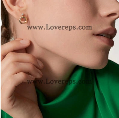 Cartier Trinity Earrings with Diamonds