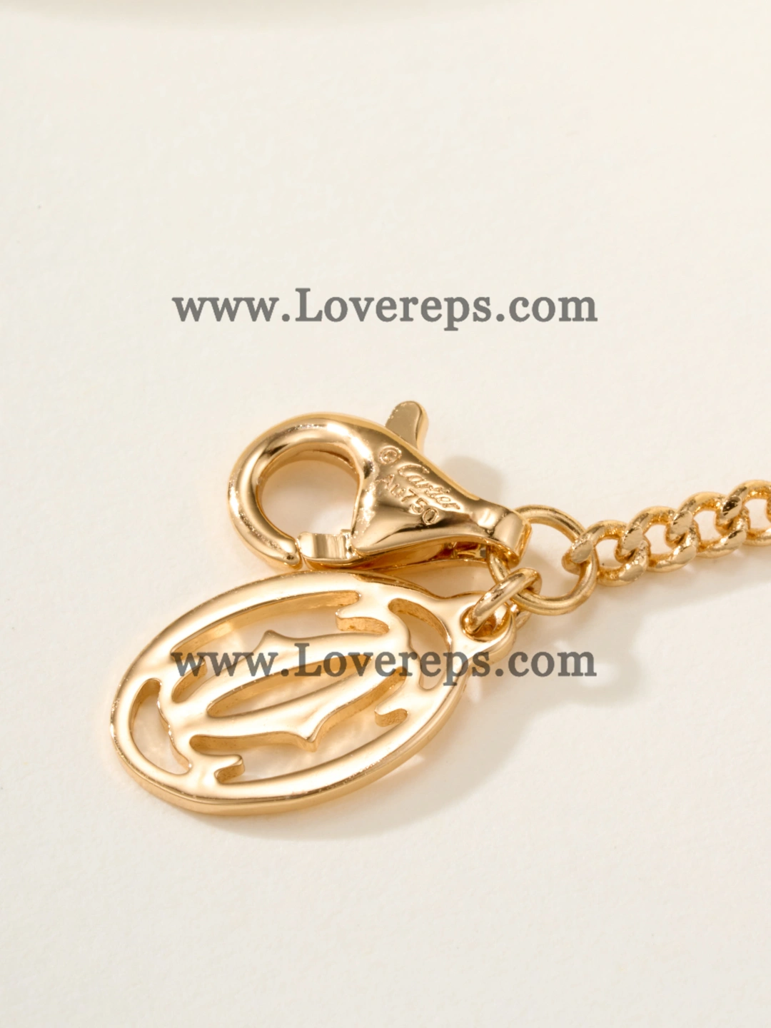 Cartier Trinity Pendant Cushion-Shaped Half-Paved