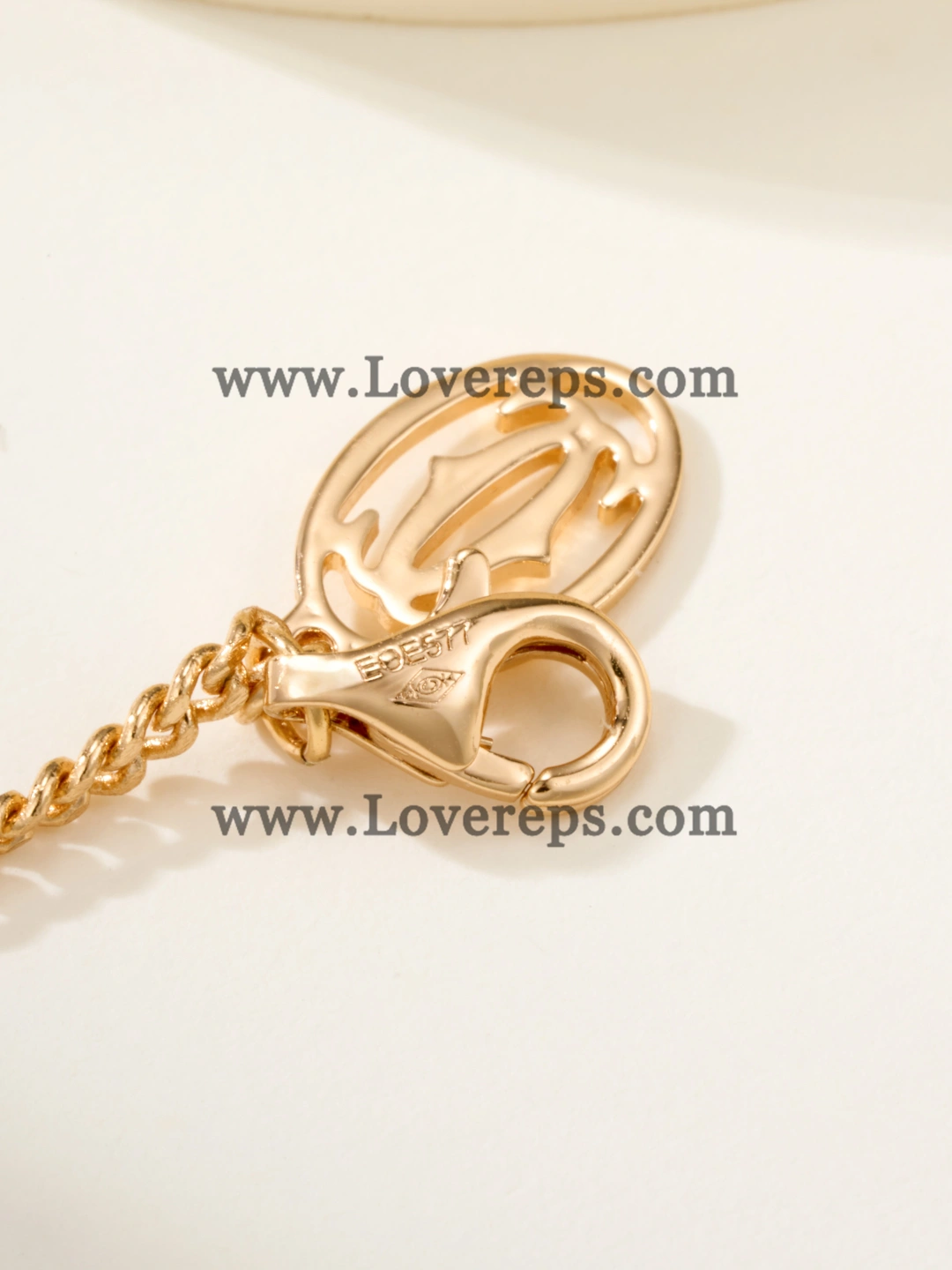 Cartier Trinity Pendant Cushion-Shaped Half-Paved