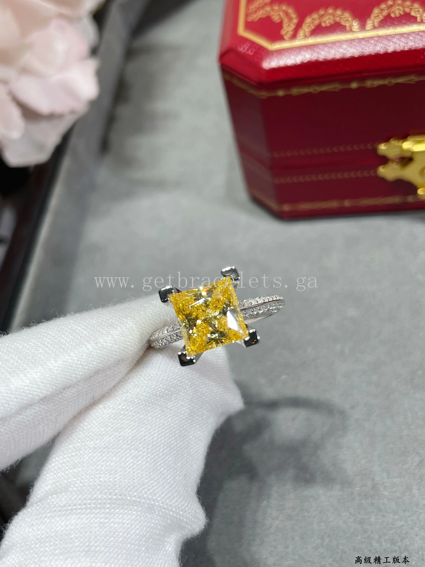 Cartier Wedding Ring with Diamonds