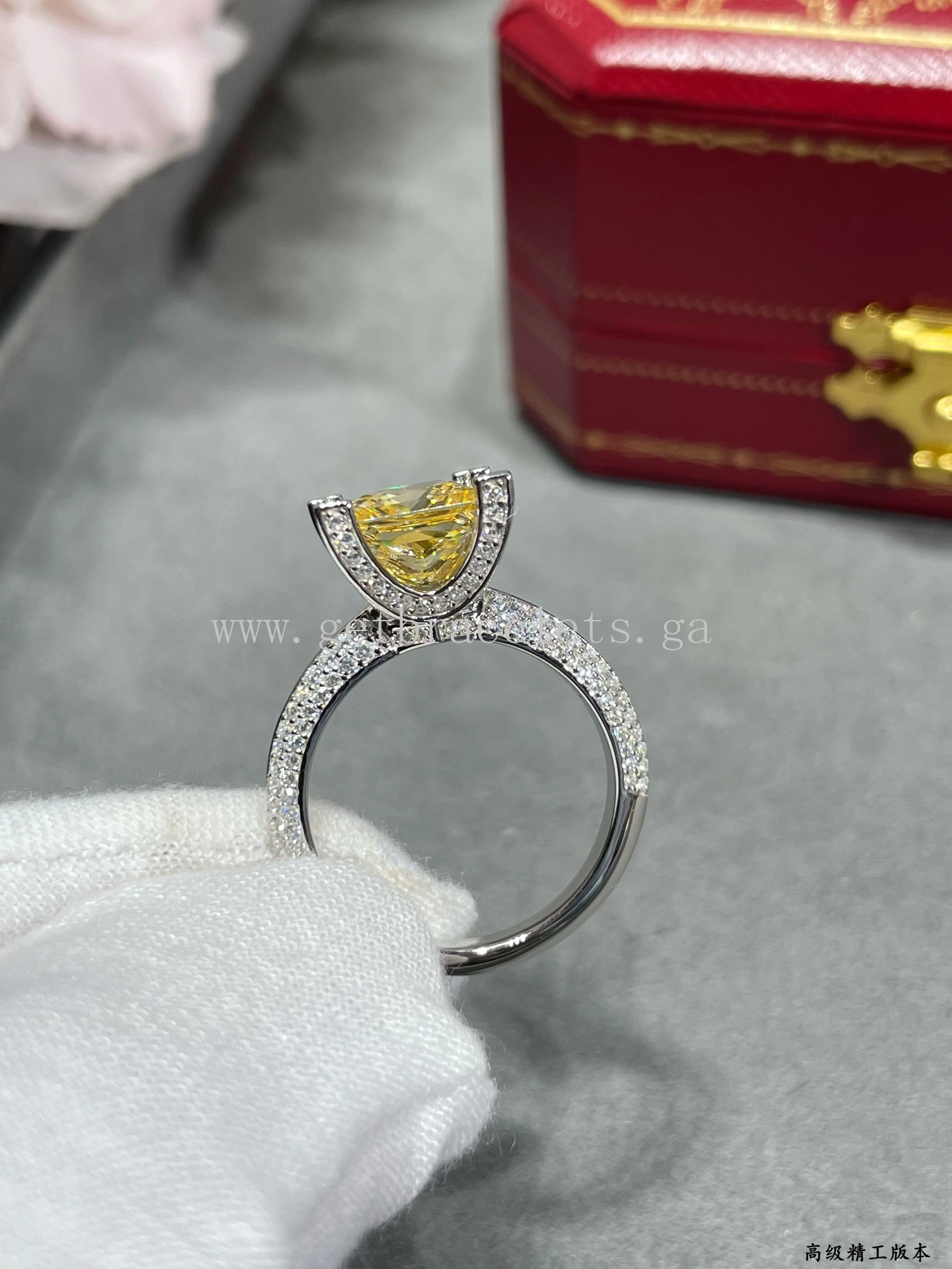 Cartier Wedding Ring with Diamonds