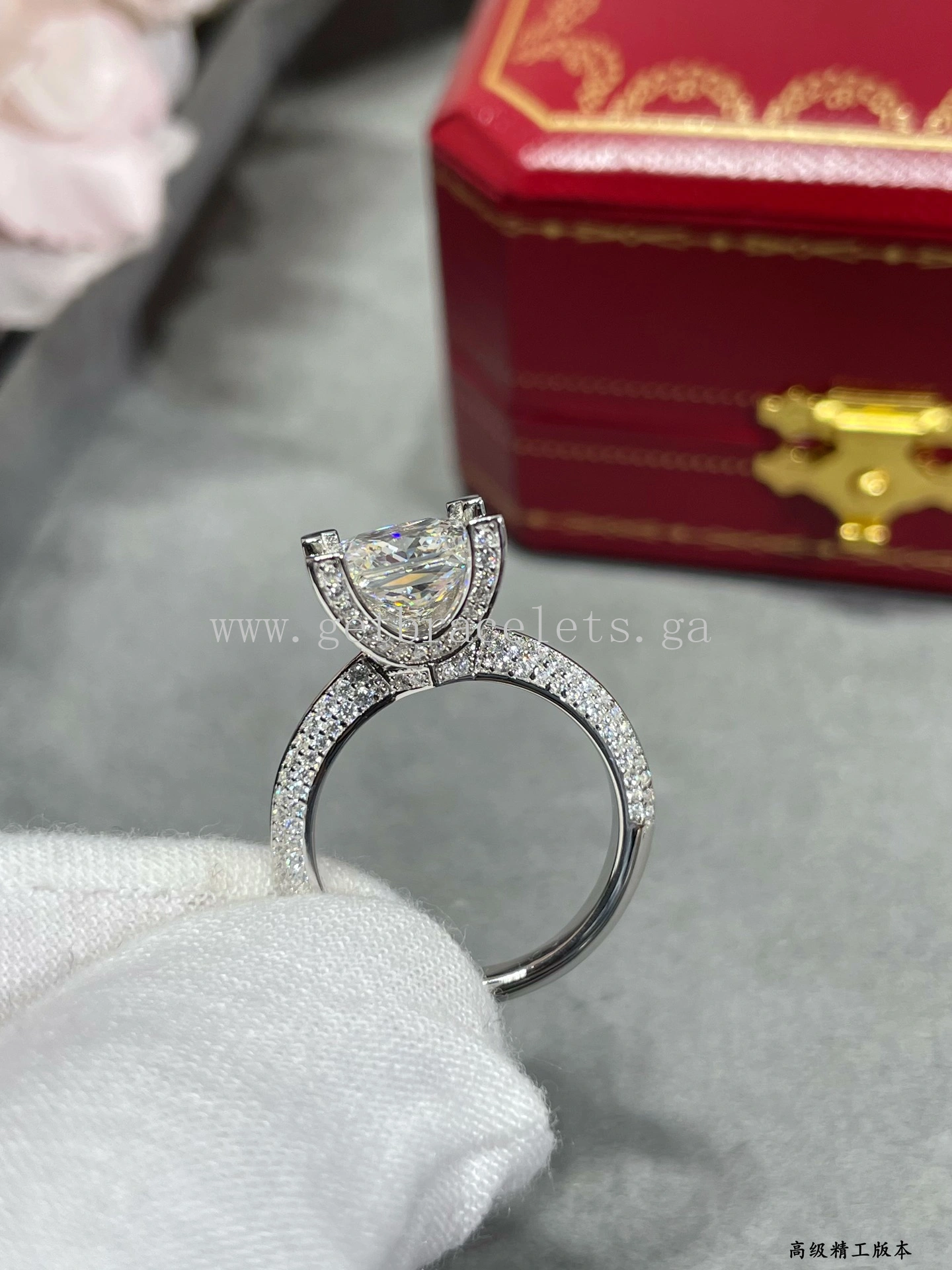 Cartier Wedding Ring with Diamonds