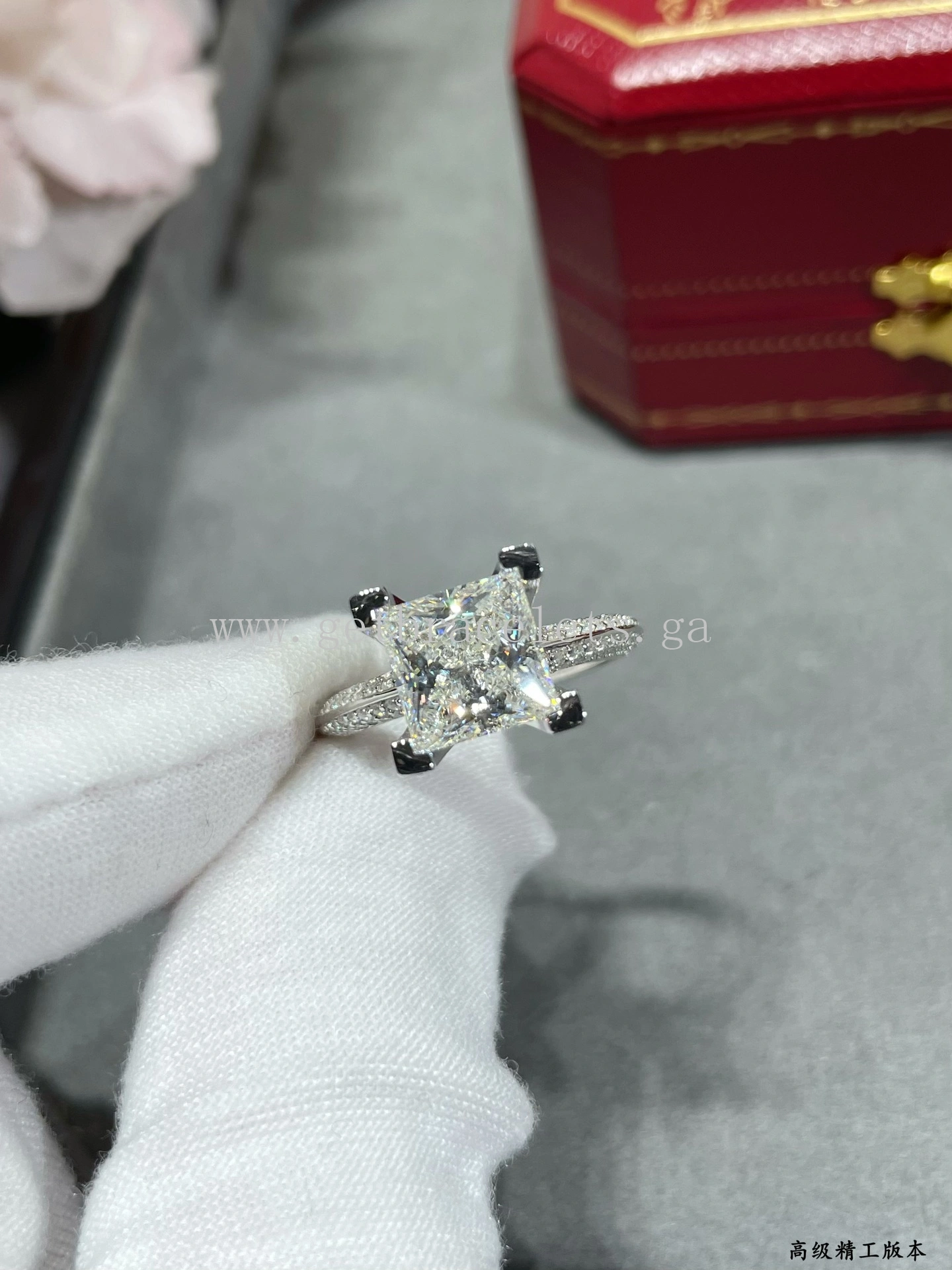 Cartier Wedding Ring with Diamonds