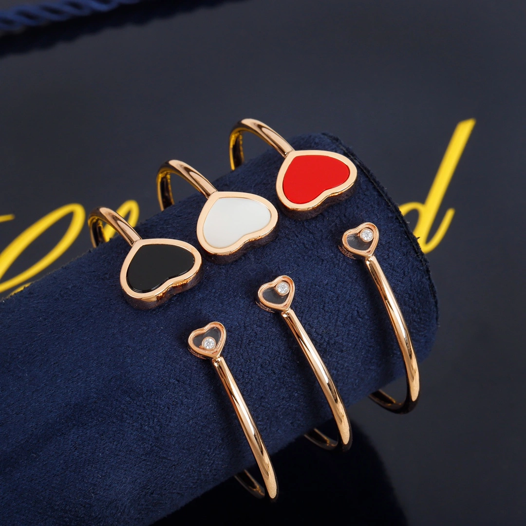 Chopard Happy Hearts Bangle Champagne Gold