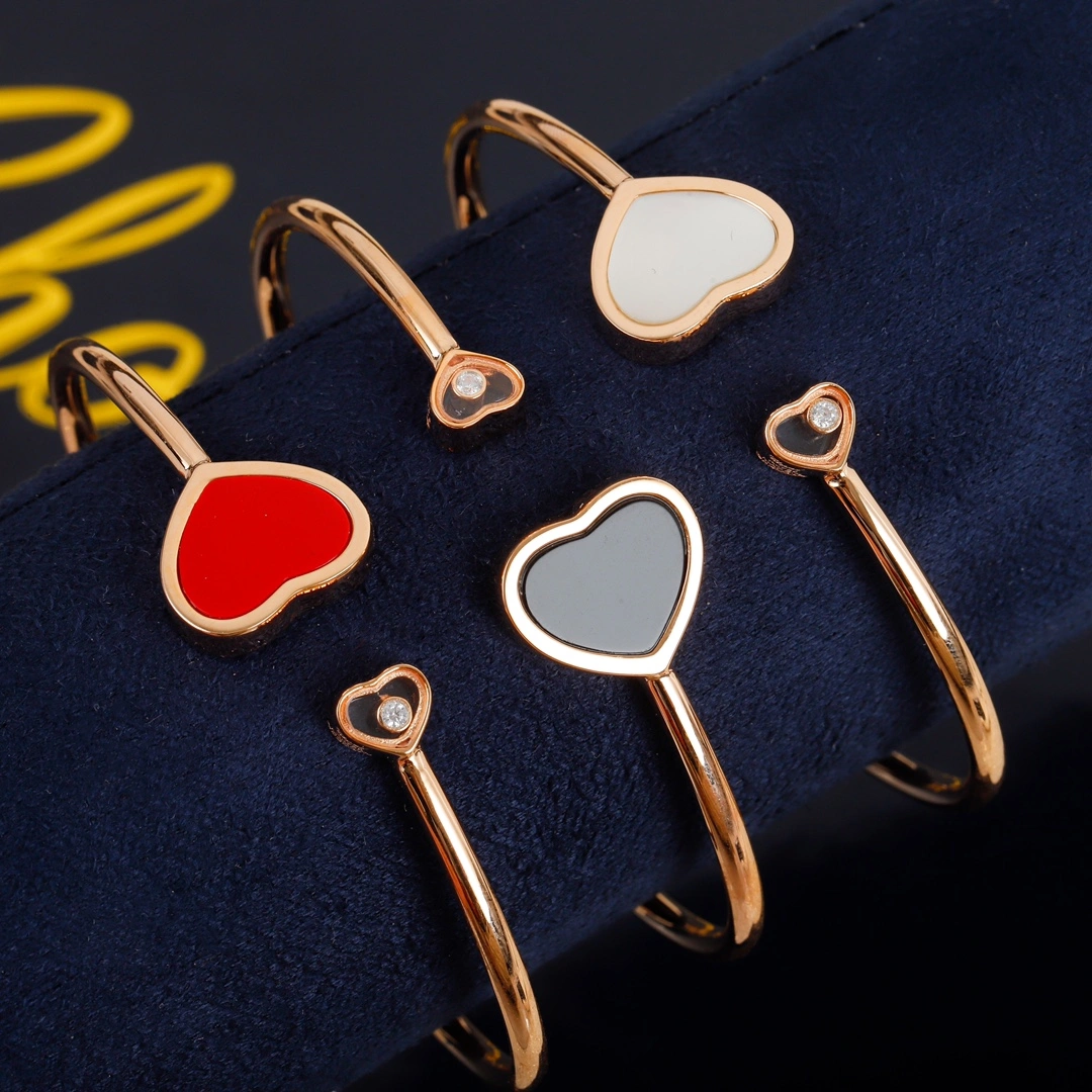 Chopard Happy Hearts Bangle Champagne Gold
