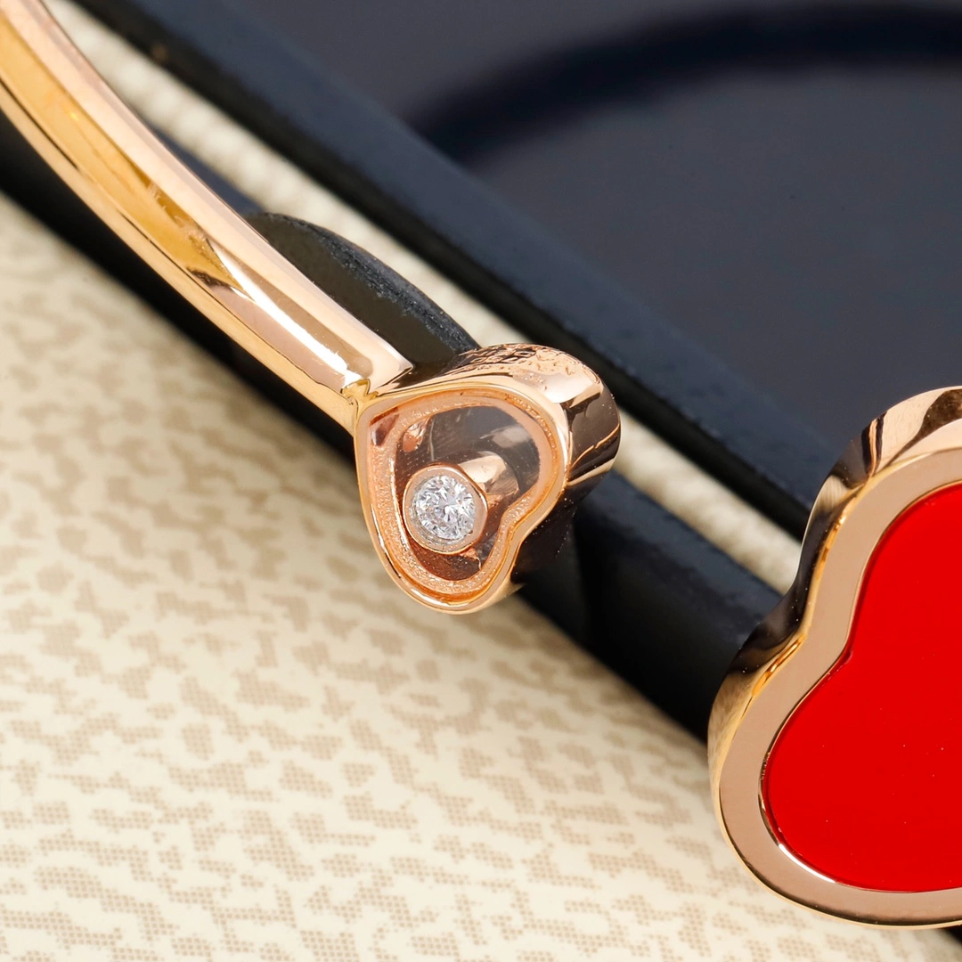 Chopard Happy Hearts Bangle Champagne Gold