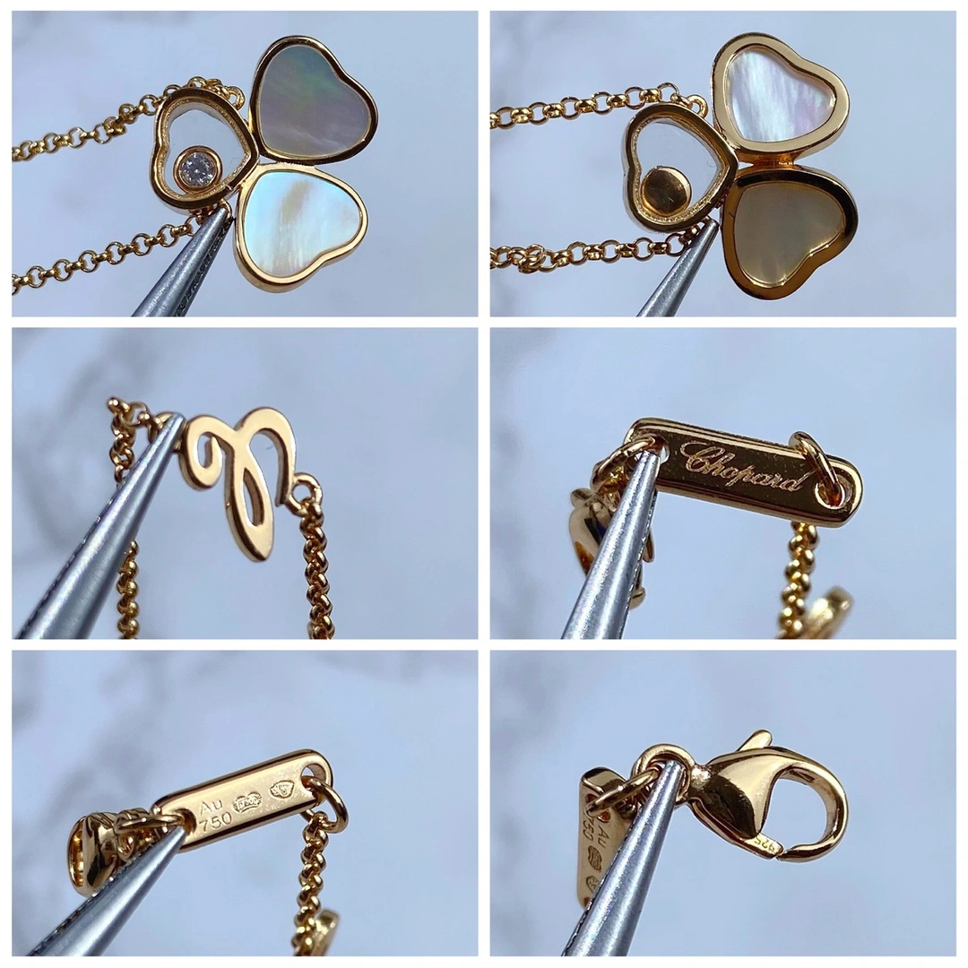 Chopard Happy Hearts Wings Necklace Ethical Rose Gold Diamond