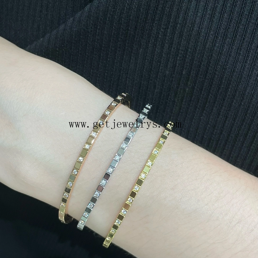 Chopard Ice Cube Bangle Half-set Diamonds