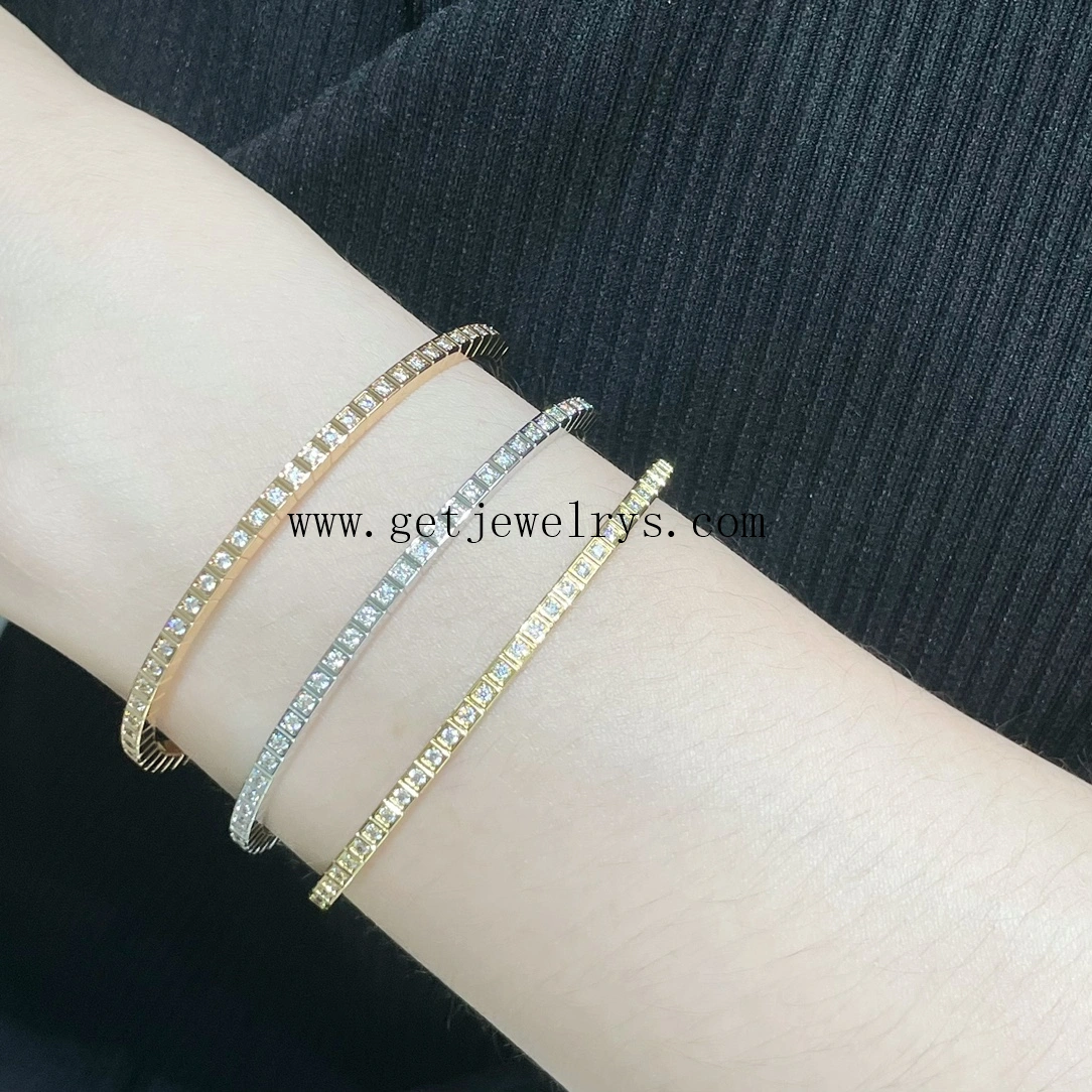 Chopard Ice Cube Bangle With Full Set Diamonds