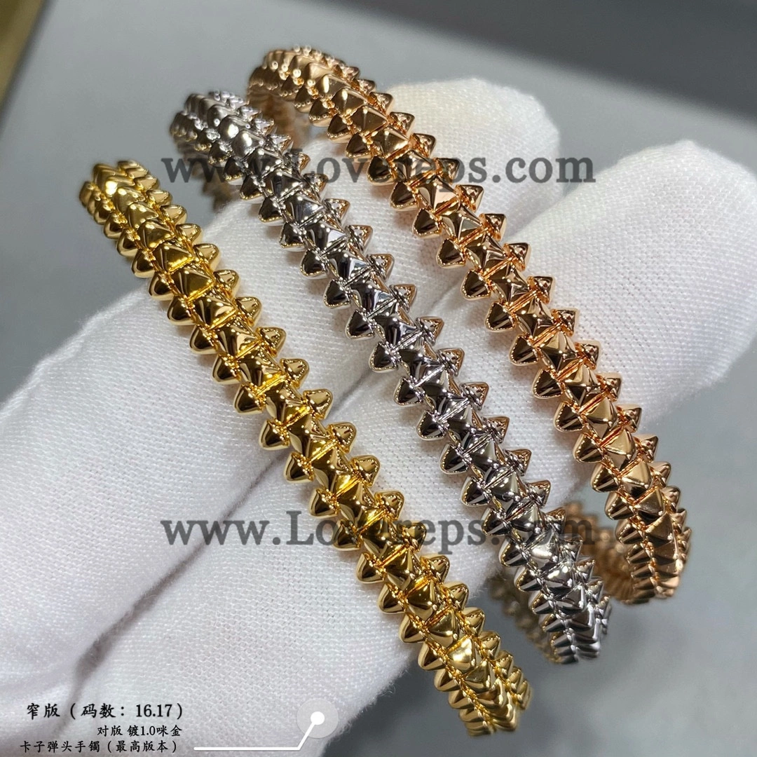 Clash de Cartier Bracelet Small Model Yellow Gold Rose Gold White Gold(Size16-17