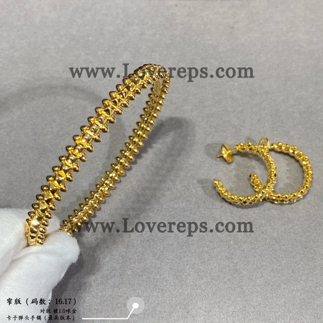 Clash de Cartier Bracelet Small Model Yellow Gold Rose Gold White Gold(Size16-17