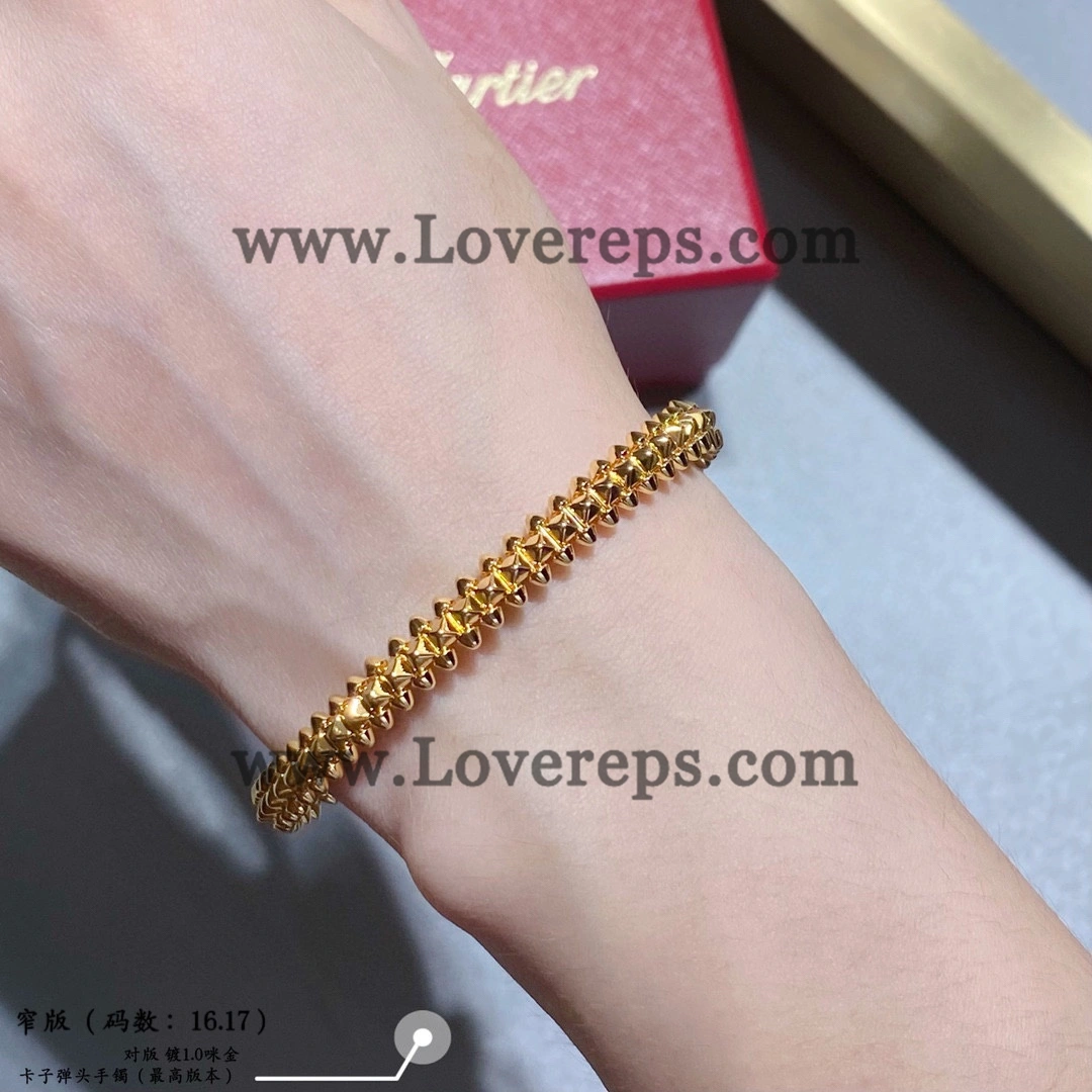 Clash de Cartier Bracelet Small Model Yellow Gold Rose Gold White Gold(Size16-17