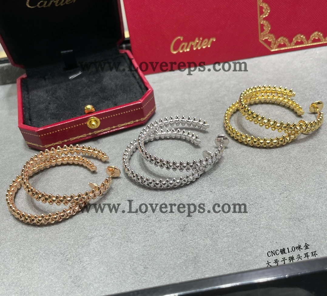 Clash de Cartier Earrings Large Model Yellow Gold Rose Gold White Gold