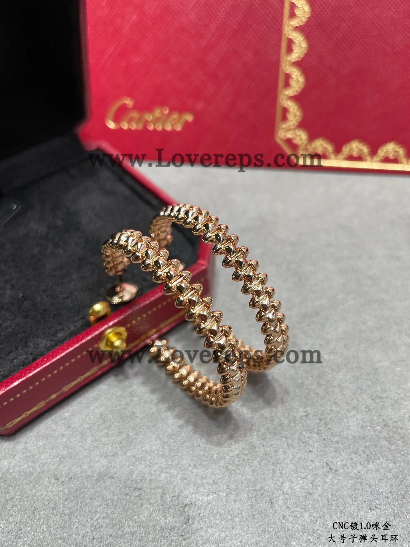 Clash de Cartier Earrings Large Model Yellow Gold Rose Gold White Gold