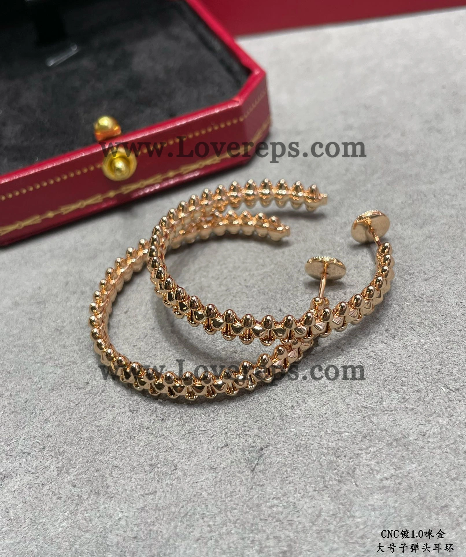 Clash de Cartier Earrings Large Model Yellow Gold Rose Gold White Gold