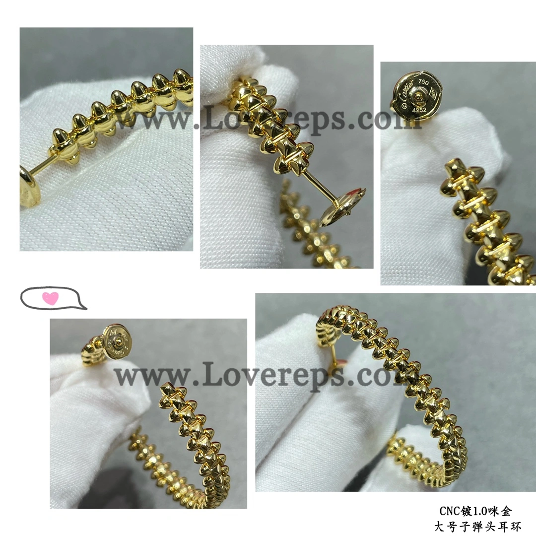 Clash de Cartier Earrings Large Model Yellow Gold Rose Gold White Gold