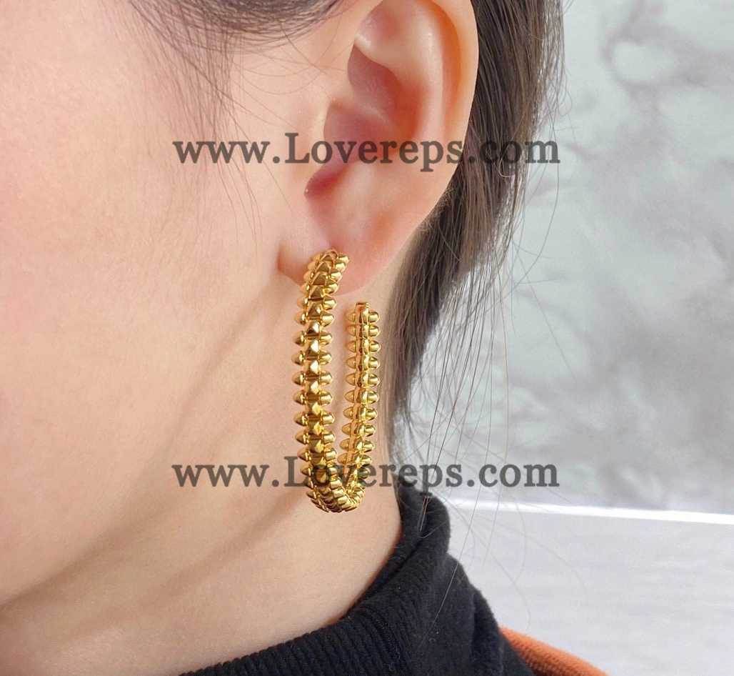 Clash de Cartier Earrings Large Model Yellow Gold Rose Gold White Gold