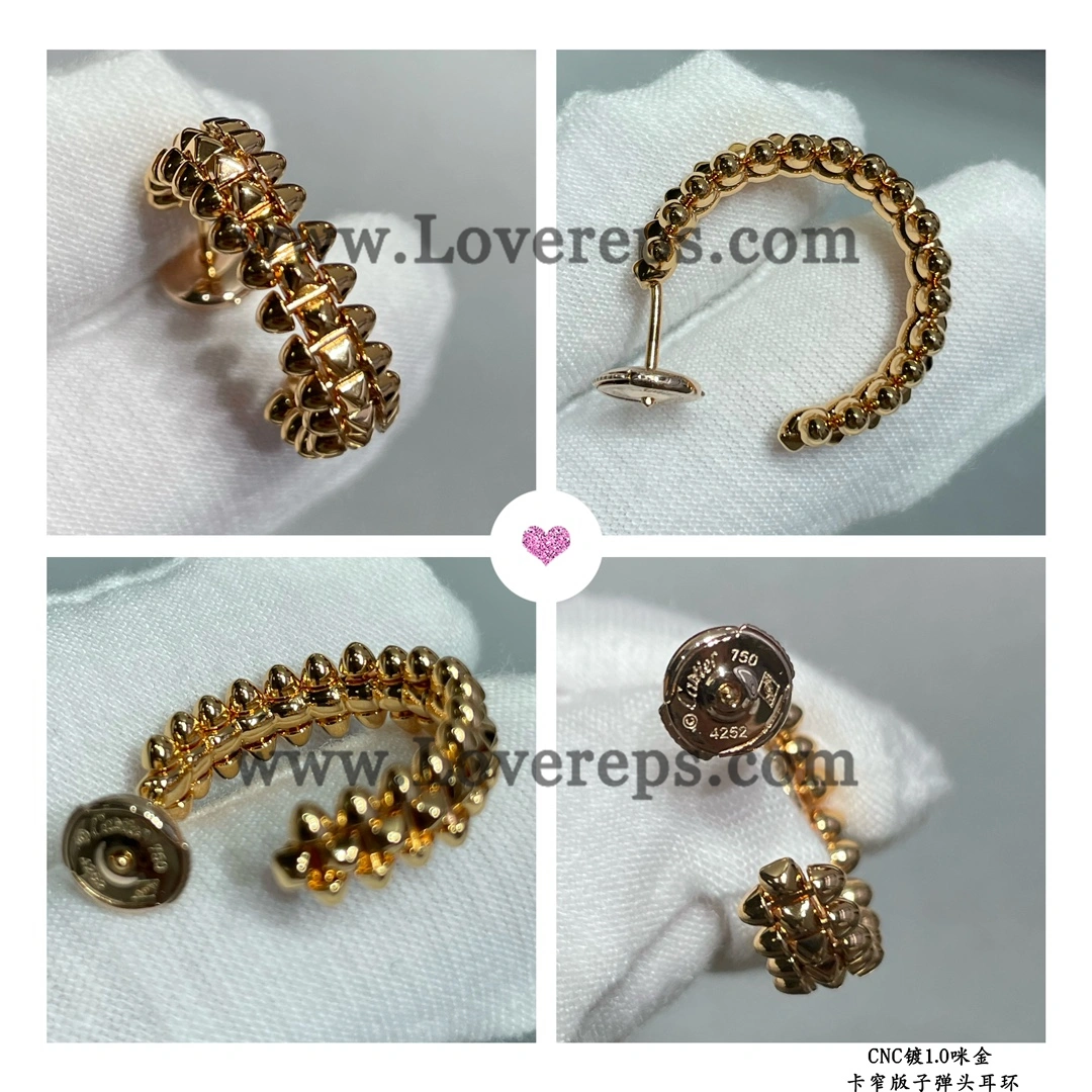 Clash de Cartier Earrings Small Model Yellow Gold Rose Gold White Gold