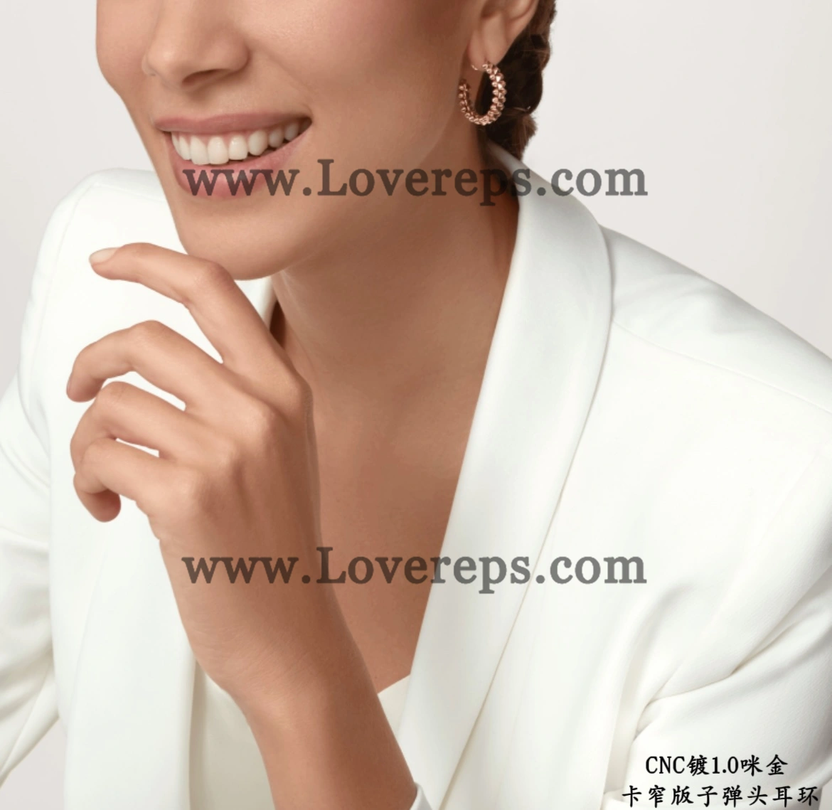 Clash de Cartier Earrings Small Model Yellow Gold Rose Gold White Gold