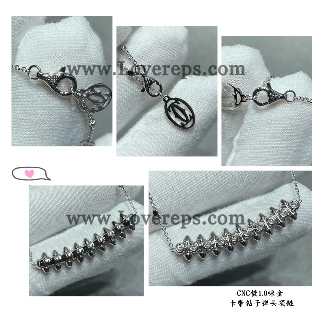 Clash de Cartier Necklace With Diamonds Yellow Gold Rose Gold White Gold