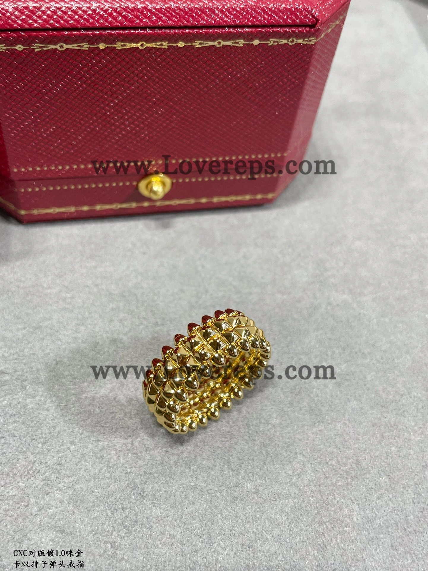 Clash de Cartier Ring Double Row Yellow Gold Rose Gold White Gold