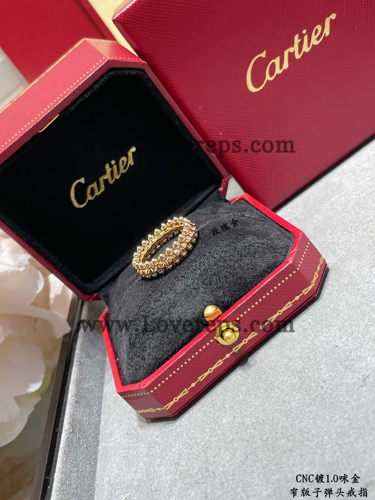 Clash de Cartier Ring Small Model Yellow Gold Rose Gold White Gold