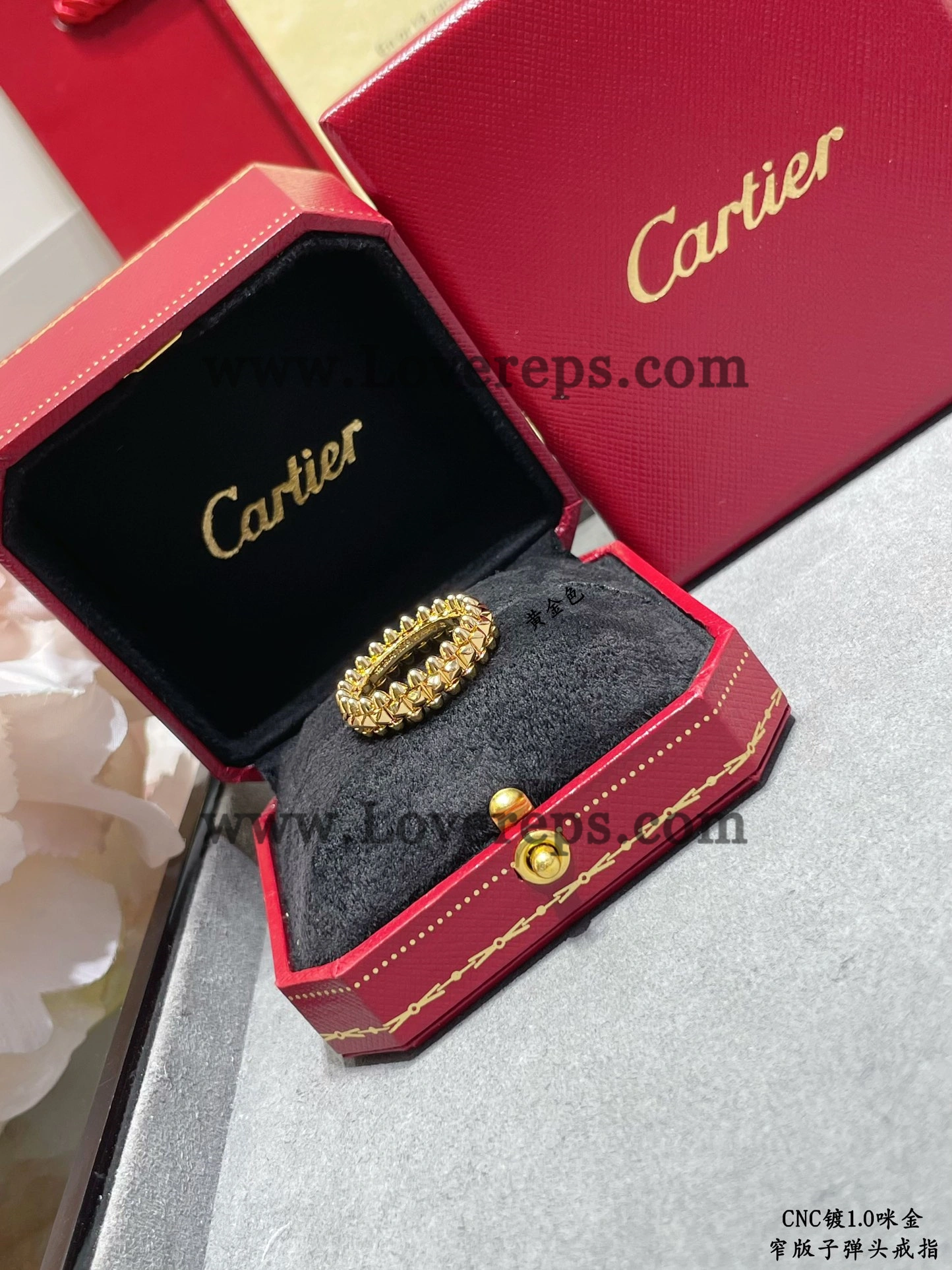 Clash de Cartier Ring Small Model Yellow Gold Rose Gold White Gold